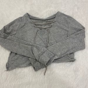 Cropped sweatshirt